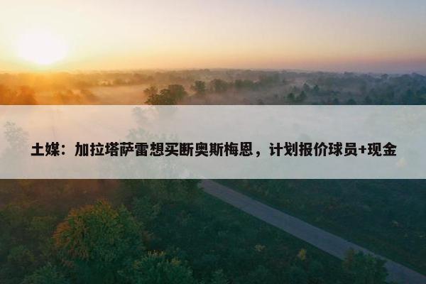 土媒：加拉塔萨雷想买断奥斯梅恩，计划报价球员+现金