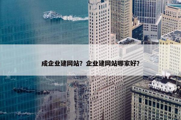 成企业建网站？企业建网站哪家好？