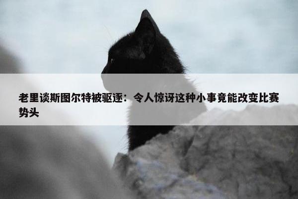 老里谈斯图尔特被驱逐：令人惊讶这种小事竟能改变比赛势头