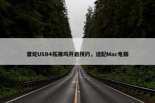 雷蛇USB4拓展坞开启预约，适配Mac电脑