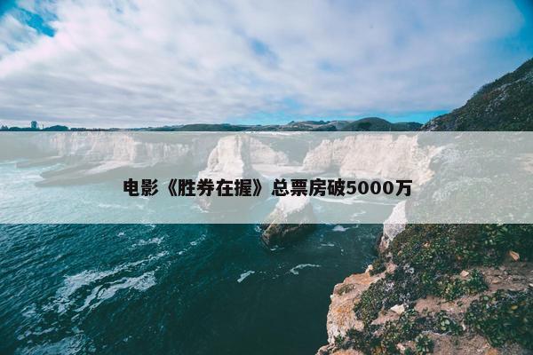 电影《胜券在握》总票房破5000万