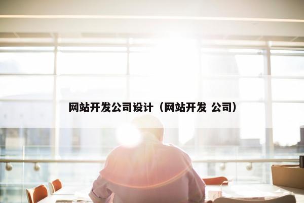 网站开发公司设计（网站开发 公司）