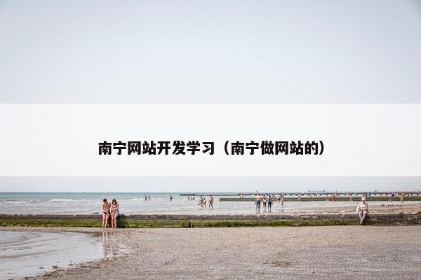 南宁网站开发学习（南宁做网站的）