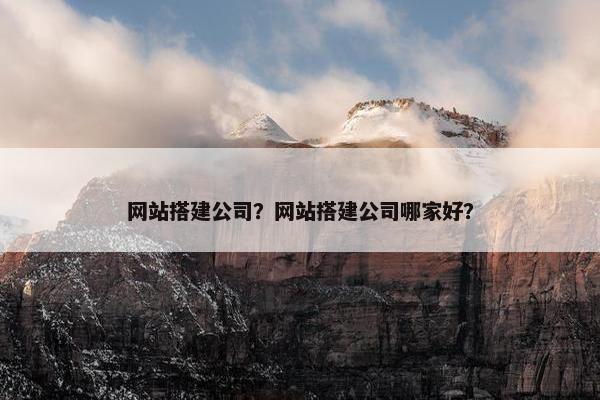 网站搭建公司？网站搭建公司哪家好？