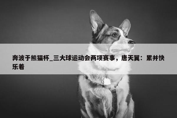 奔波于熊猫杯_三大球运动会两项赛事，唐天翼：累并快乐着