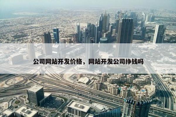 公司网站开发价格，网站开发公司挣钱吗