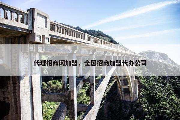 代理招商网加盟，全国招商加盟代办公司