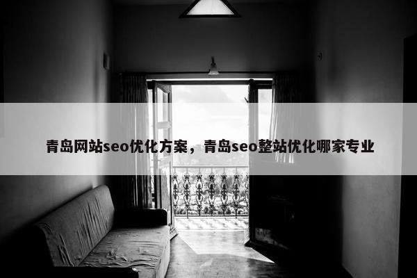 青岛网站seo优化方案，青岛seo整站优化哪家专业