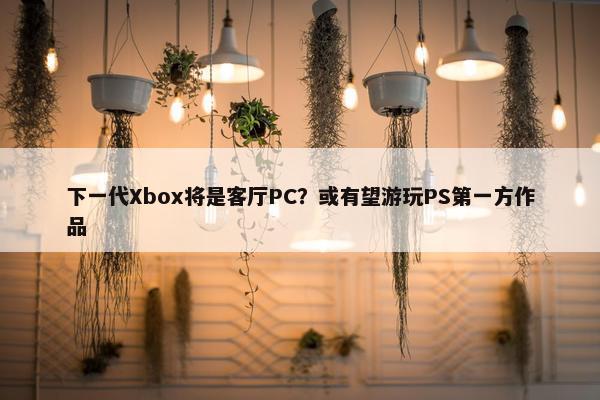 下一代Xbox将是客厅PC？或有望游玩PS第一方作品