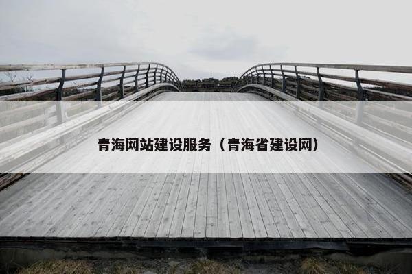 青海网站建设服务（青海省建设网）