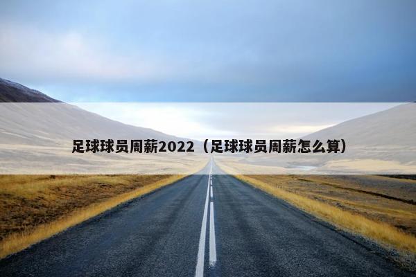 足球球员周薪2022（足球球员周薪怎么算）