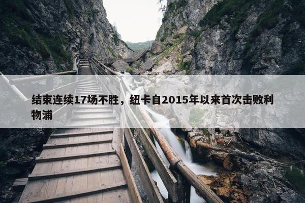 结束连续17场不胜，纽卡自2015年以来首次击败利物浦