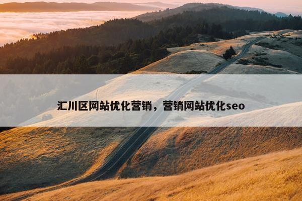 汇川区网站优化营销，营销网站优化seo