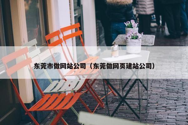 东莞市做网站公司（东莞做网页建站公司）