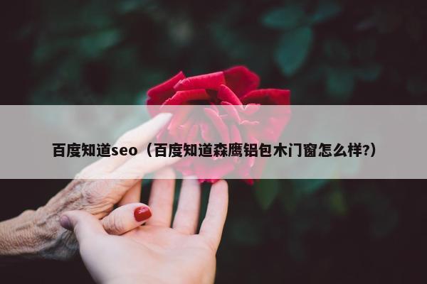 百度知道seo（百度知道森鹰铝包木门窗怎么样?）