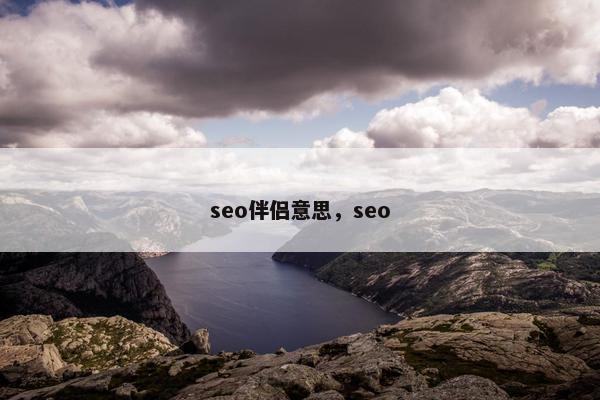 seo伴侣意思，seo