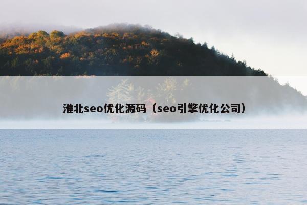 淮北seo优化源码（seo引擎优化公司）