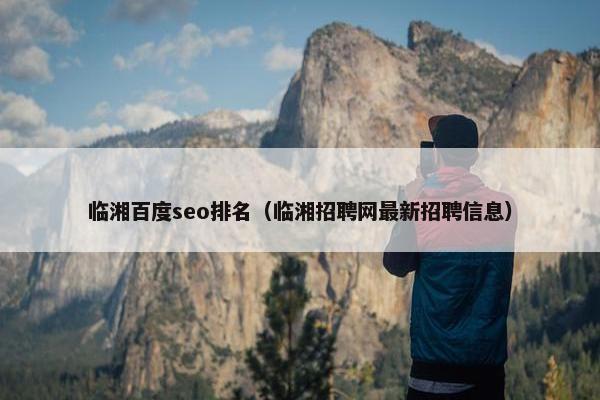 临湘百度seo排名（临湘招聘网最新招聘信息）