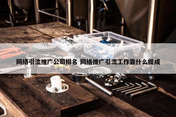 网络引流推广公司排名 网络推广引流工作靠什么提成