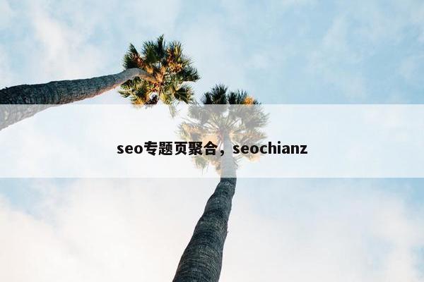 seo专题页聚合，seochianz