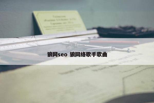 狼网seo 狼网络歌手歌曲