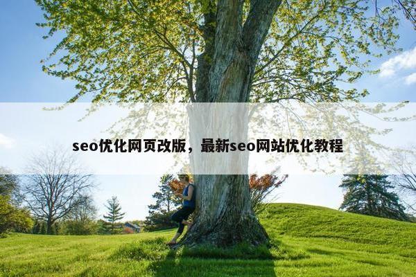 seo优化网页改版，最新seo网站优化教程