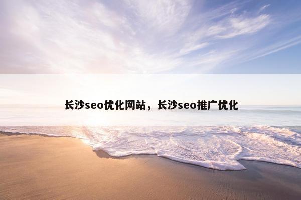 长沙seo优化网站，长沙seo推广优化