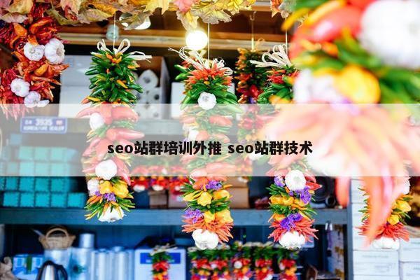 seo站群培训外推 seo站群技术