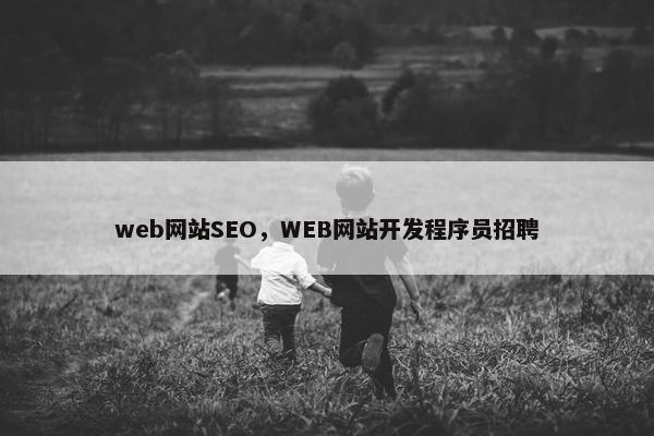 web网站SEO，WEB网站开发程序员招聘