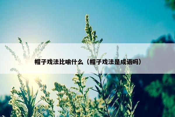 帽子戏法比喻什么（帽子戏法是成语吗）