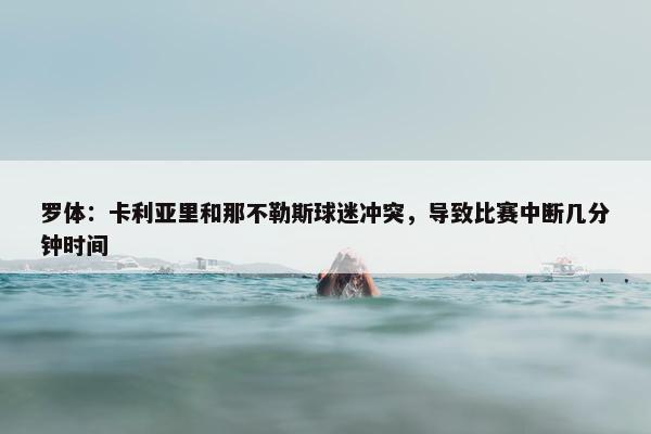 罗体：卡利亚里和那不勒斯球迷冲突，导致比赛中断几分钟时间