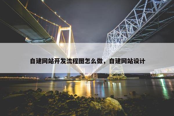 自建网站开发流程图怎么做，自建网站设计