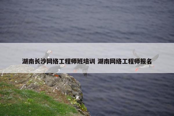 湖南长沙网络工程师班培训 湖南网络工程师报名