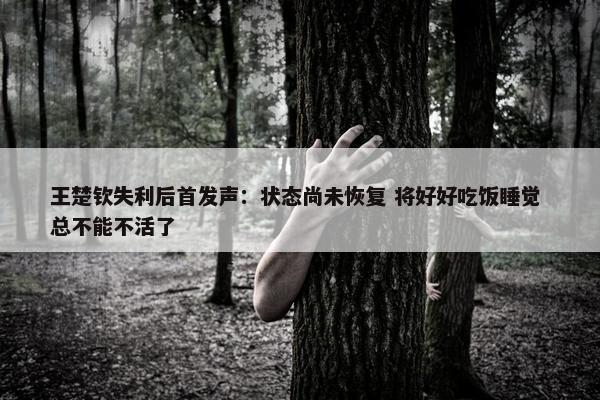 王楚钦失利后首发声：状态尚未恢复 将好好吃饭睡觉 总不能不活了