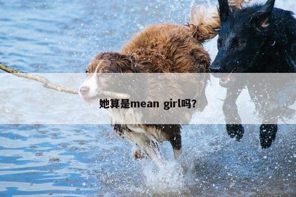 她算是mean girl吗？