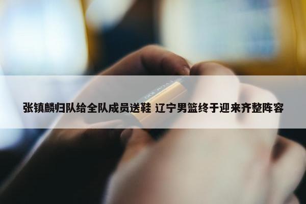 张镇麟归队给全队成员送鞋 辽宁男篮终于迎来齐整阵容