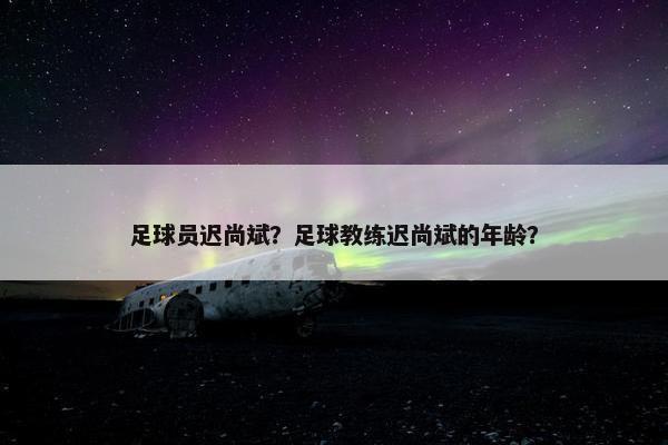 足球员迟尚斌？足球教练迟尚斌的年龄？