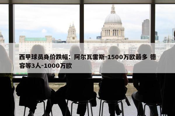 西甲球员身价跌幅：阿尔瓦雷斯-1500万欧最多 德容等3人-1000万欧