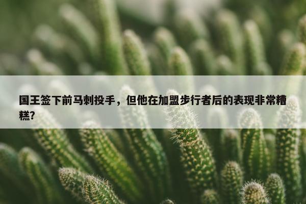 国王签下前马刺投手，但他在加盟步行者后的表现非常糟糕？