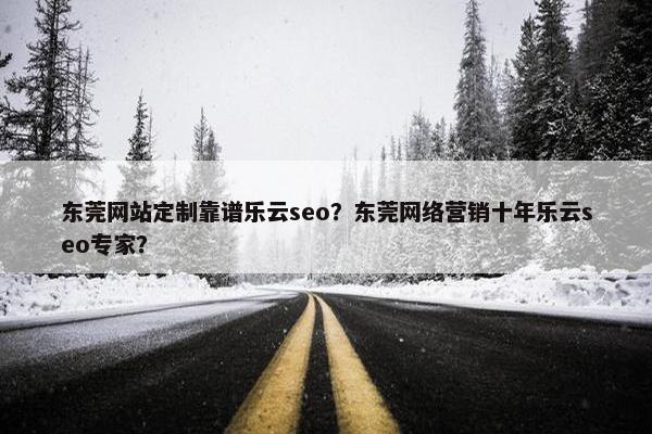 东莞网站定制靠谱乐云seo？东莞网络营销十年乐云seo专家？