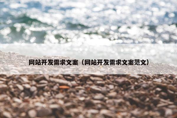 网站开发需求文案（网站开发需求文案范文）