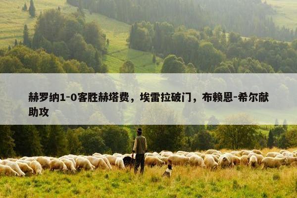 赫罗纳1-0客胜赫塔费，埃雷拉破门，布赖恩-希尔献助攻