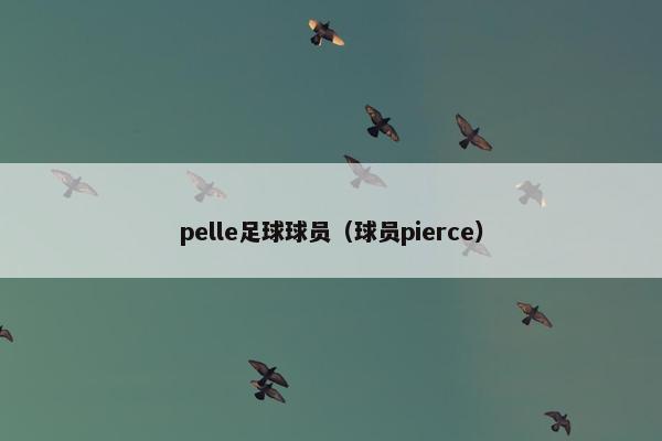 pelle足球球员（球员pierce）