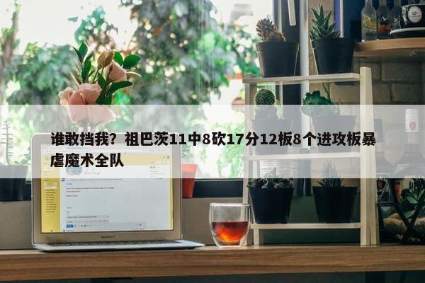 谁敢挡我？祖巴茨11中8砍17分12板8个进攻板暴虐魔术全队