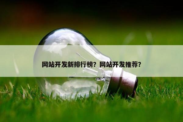 网站开发新排行榜？网站开发推荐？