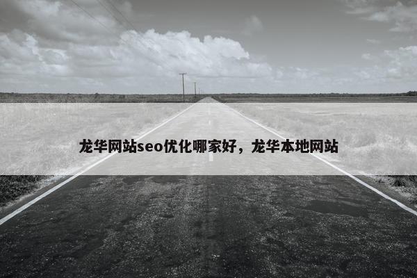 龙华网站seo优化哪家好，龙华本地网站