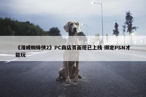 《漫威蜘蛛侠2》PC商店页面现已上线 绑定PSN才能玩