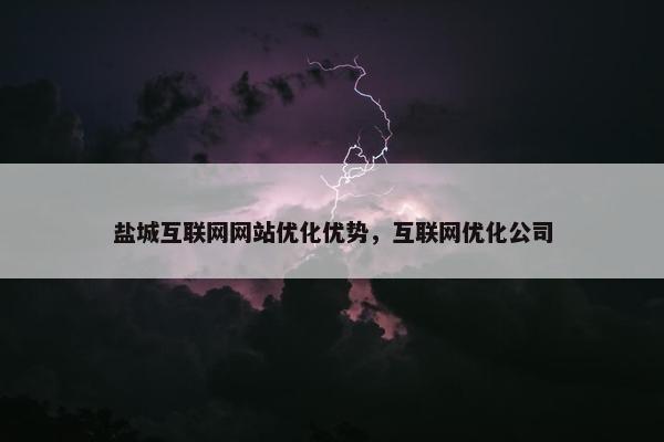 盐城互联网网站优化优势，互联网优化公司