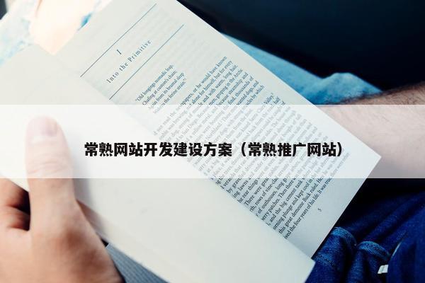 常熟网站开发建设方案（常熟推广网站）