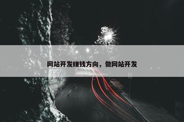 网站开发赚钱方向，做网站开发